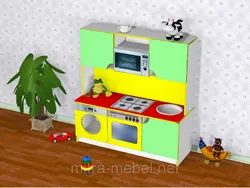 Детская игровая кухня Малютка 1200*430*1250h