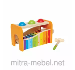 Детская игрушка стучалка с металлофоном