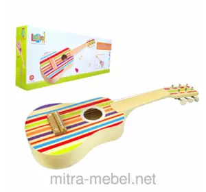 Детская гитара деревянная