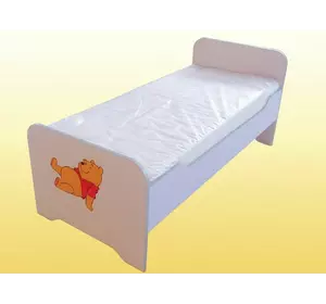 Одноместная детская кровать без матраца