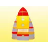 Детская стенка для игрушек Ракета (1580*350*2050h) Детская стенка для игрушек Ракета (1580*350*2050h)