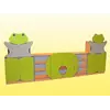 Стенка для игрушек Лягушонок с рисунком (3400*350*1480h) Стенка для игрушек Лягушонок с рисунком (3400*350*1480h)