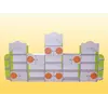 Стенка для игрушек из 7-ми элементов Стенка для игрушек из 7-ми элементов