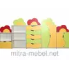 Стенка  для игрушек / учебных пособий Цветик Стенка  для игрушек / учебных пособий Цветик