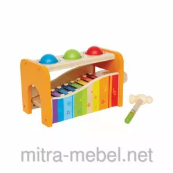 Детская игрушка стучалка с металлофоном Детская игрушка стучалка с металлофоном