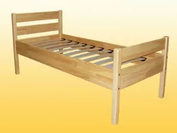 Кровать детская деревянная одноместная без матраца 1456х660х665 мм