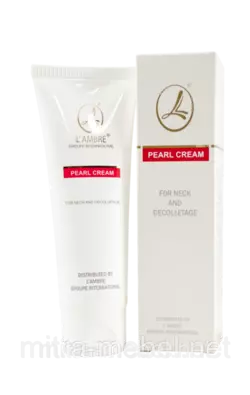 Жемчужный крем для зоны шеи и декольте Pearl cream for neck and decolletage Lambre 80 мл