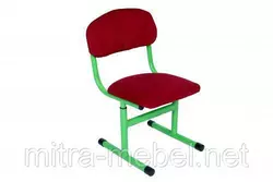 Детский стул Т-образный полумягкий регулируемый