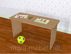 Стол для детского сада двухместный (1100*450*h)