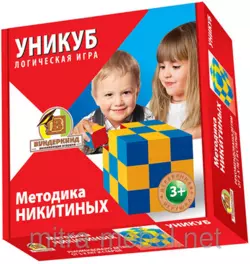 Логическая игра "Уникуб" 27 цветных кубиков Логическая игра "Уникуб" 27 цветных кубиков