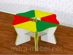 Стол детский Лепесток (560*405*h) регулируемый Стол детский Лепесток (560*405*h) регулируемый