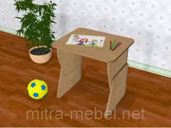 Стол регулируемый одноместный детский (550*450*h) Стол регулируемый одноместный детский (550*450*h)