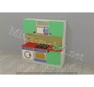 Детская игровая кухня Малютка 2 (1200*430*1250h)